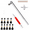 B, variant on Tire Valve Stem Installation Tool Kit Valve Core Wrench Set Steel Rod 3 23 36 39