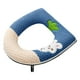 thumbnail image 2 of Cojín Suave para Asiento de Inodoro con Asa y Tiras Adhesivas - Cómoda Funda Antideslizante para Inodoros Redondos o Alargados - Accesorio de Baño Fácil de Limpiar (1 Paquete), 2 of 6