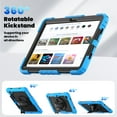 thumbnail image 5 of For Lenovo Tab M11/K11 LTE 2024 Case 11 inch, 360 Rotating Shockproof Cover with Stand, Screen Protector, Shoulder Strap (TB330FU/TB330XU/TB331FC), Sky Blue, 5 of 7