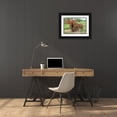 thumbnail image 3 of Jaynes Gallery 14x11 Black Ornate Wood Framed with Double Matting Museum Art Print Titled - Africa-Tanzania-Tarangire National Park African elephant adult and baby, 3 of 4
