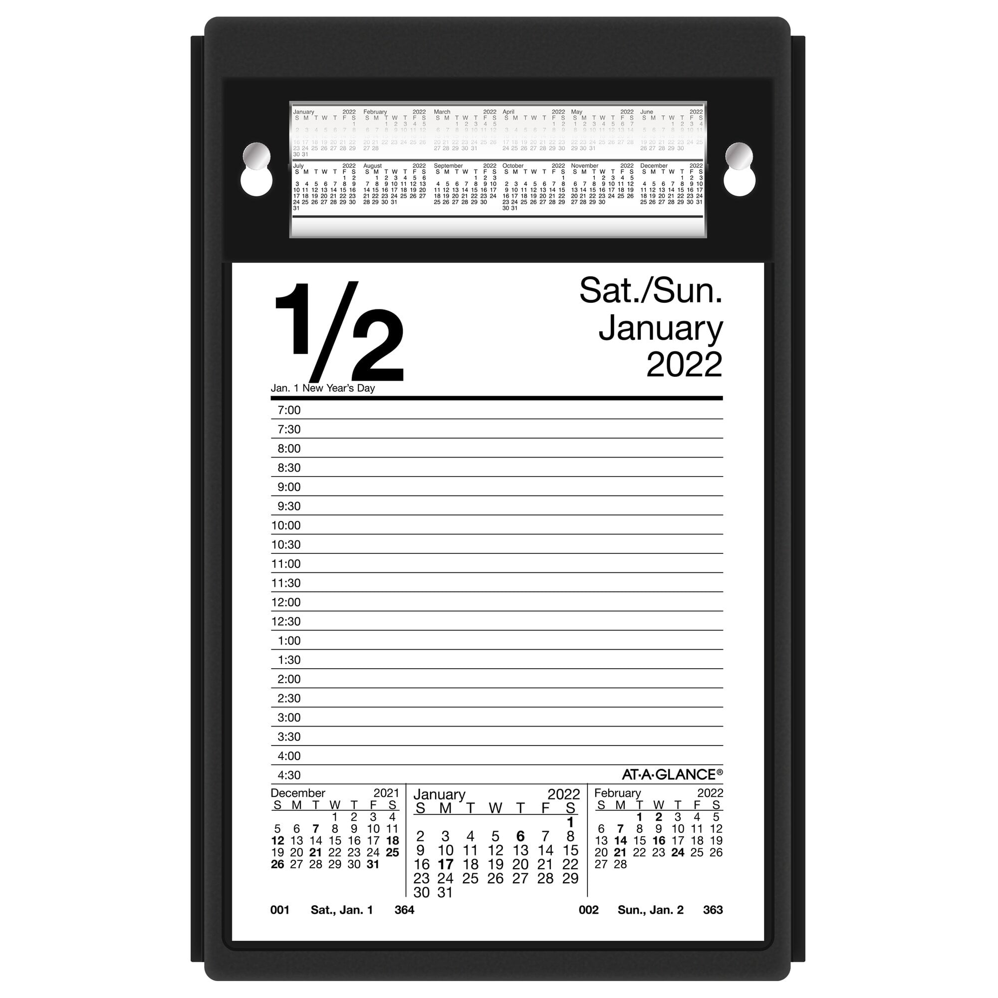 At A Glance 2025 Daily Desk Calendar Refill