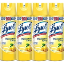 Lysol Disinfectant Spray, Lemon Breeze, 76oz (4X19oz)