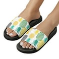 thumbnail image 5 of GZHJMY Stylish Slides for Women Men, Colorful Pineapple Fruits Soft Flexible Slip-on Sandals Slippers, 5 of 7