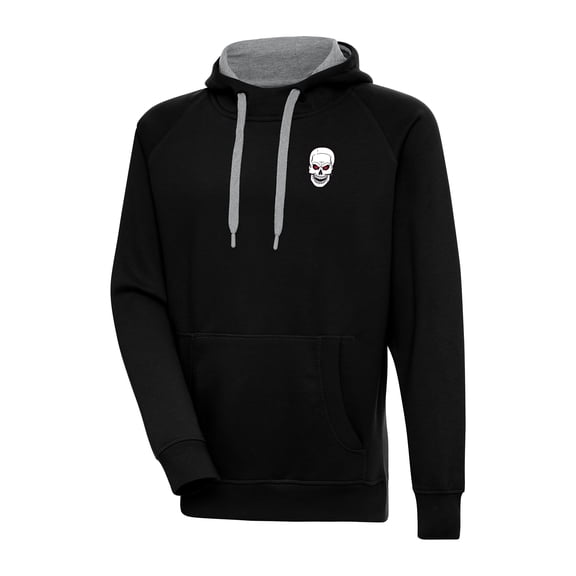 Men's Antigua Black "Stone Cold" Steve Austin Victory Pullover Hoodie