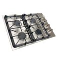 thumbnail image 2 of Crown 30 Inch 4 Burner Drop-In Stainless Steel Gas Cooktop LGC3001, 2 of 9
