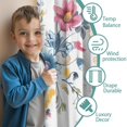 thumbnail image 3 of Blackout Kids Curtains,Pioneer Flower Floral Print Pattern Childrens Insulated Curtains Set Of 2,Bedroom Essentials,Toddler Room Decor 42"x54", 3 of 5