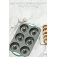 thumbnail image 3 of Wreath Ice Mold, 3 in 1 Wreath Ice Cube Tray with 6 Hole, Holiday Christmas Silicone Molds for Ice Cubes, Cakes, Soap, Washable, Easy to Demold, Resistant to High Temperatures up to 260℃ Celsius (A), 3 of 8
