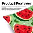 thumbnail image 2 of Watermelon Velvet Throw Pillow Covers Set of 2 | Unique Patterns in 16x16, 18x18, 20x20 Inches |for Home Decor and Gifts | Includes Pillow Inserts | Throw Pillow Inserts Included, 2 of 6