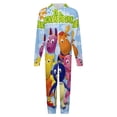 thumbnail image 4 of The Anime Backyardigans Unisex Onesie Pajamas Zipper Jumpsuit Hooded One Piece Sleepwear for Family Mens Womens, 4 of 8