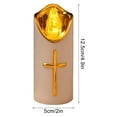 thumbnail image 2 of LED Grave Lights for Outdoors, Cross LED Candles, Grave Candles, Flickering Effect Like Real Candle, Reusable Cemetery Candle, Memorial Candle, Battery Operated Grave Lamp for Grave Animal Memories, 2 of 9