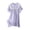 Purple, variant on Auroural Toddler Clothes Children's Solid Color Long Sleeved Round Neck Home Clothes Girls' Casual and Comfortable Homewear