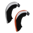 thumbnail image 1 of Paquete de 2 para la cabeza del club Golf Hybrid UT Headcover y etiqueta numérica ajustable 5 7 , duradero y portátil naranja Cola Funda para palos de golf, 1 of 8