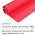 thumbnail image 4 of Uxcell Window Privacy Film 19.68 Inch x 6.56 Feet Frosted Glass Self-Adhesive Sun Blocking Sticker for Home Red, 4 of 6