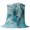 Multicolor, variant on Teal Floral Marble Blanket Soft Cozy Warm Throw Blanket for Couch, Plush Fuzzy Flannel Fleece Blankets for Sofa, Modern Abstract Impressionist Art Bed Blankets Lightweight Gifts for Women, 50"x60"