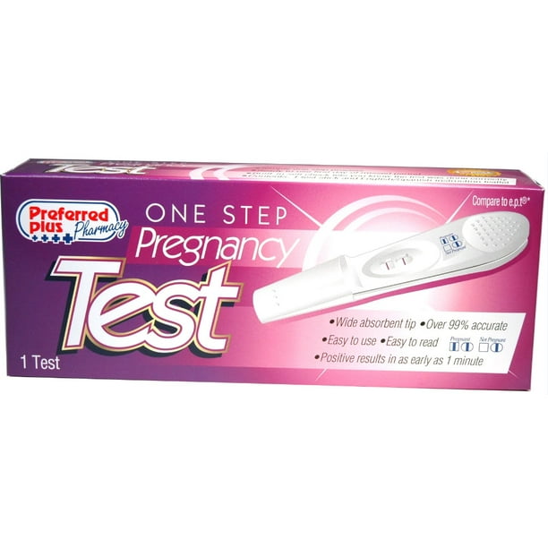 One Step Pregnancy Test Stick 1 ea (Pack of 4)