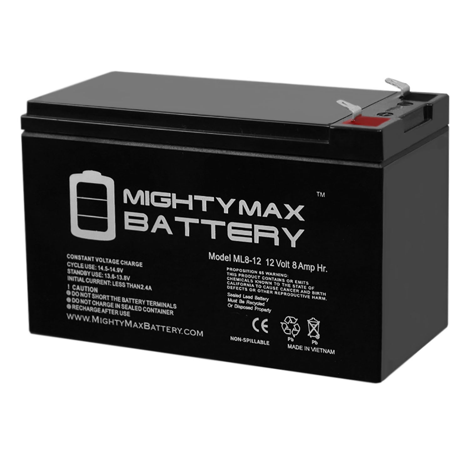 Mighty Max Battery 12V 8Ah SLA Battery for Liftmaster CSW24V Swing Gate Opener 2 Pack Brand Product 
