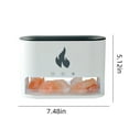 thumbnail image 3 of Xihbxyly Difusor de Llama, Aromaterapia Led Multicolor, Apagado Automático Silencioso, Alimentación Por Usb, Portátil, Ideal para El Hogar y La Oficina, Relajación Relajante, Temporizador, Tamaño 19, 3 of 7