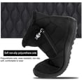 thumbnail image 5 of YAZI Mens Snow Boots Women Winter Anti-Slip Ankle Booties Waterproof Slip On Warm Fur Lined Sneaker, 5 of 12