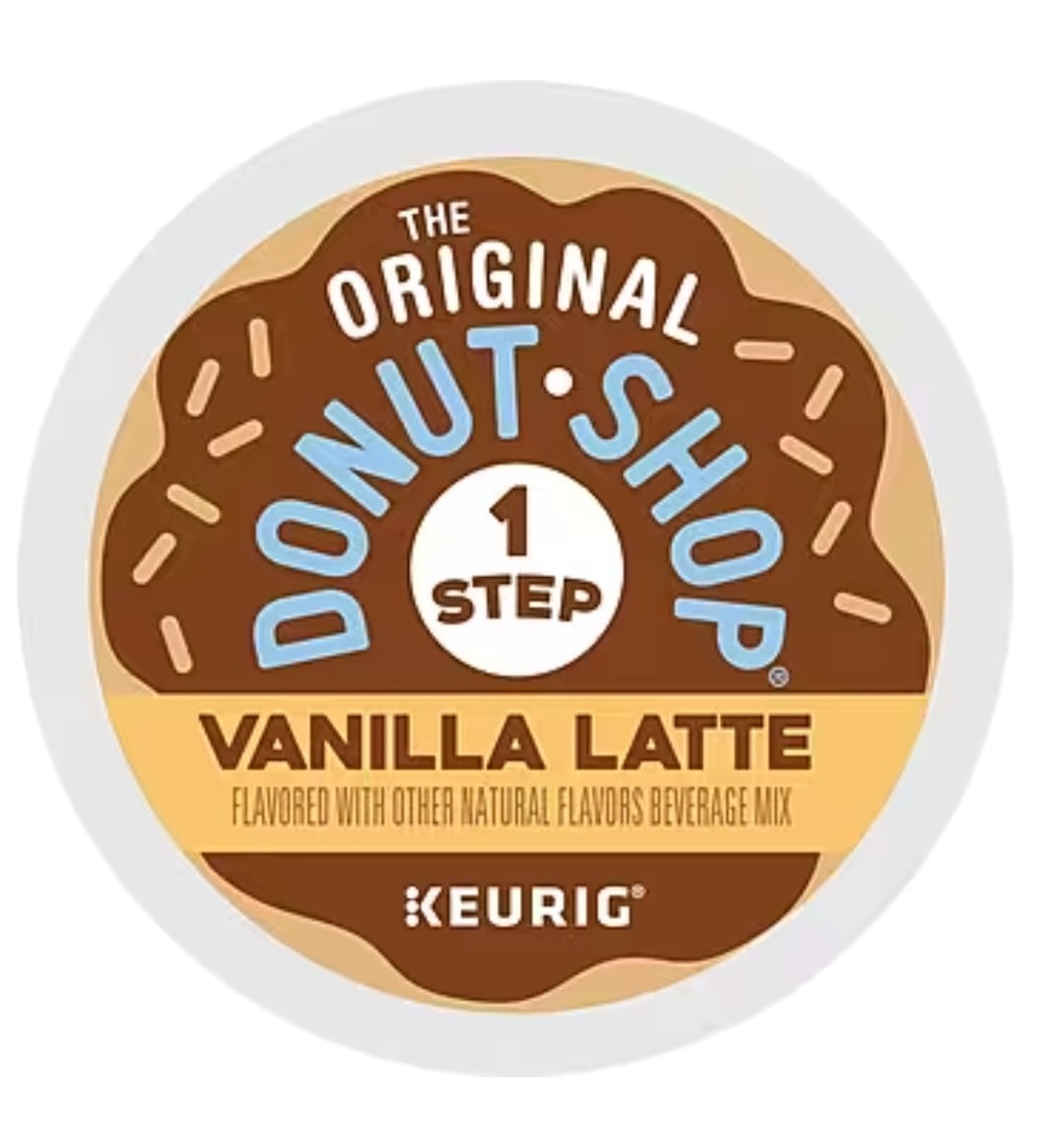 The Original Donut Shop Mocha and Vanilla Latte K Cups Variety Pack, 20 K Cups Each