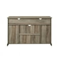 thumbnail image 3 of Bowery Hill Rustic Wood Sliding Barn Door TV Stand for TVs up to 52" in Gray, 3 of 7