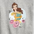 thumbnail image 3 of Disney - Belle With Flowers - Toddler & Youth Crewneck Fleece Sweatshirt, 3 of 5