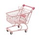 thumbnail image 2 of Mini carrito de compras de juguete, carrito de supermercado utilitario, carrito de mano para niñas Rosa, 2 of 9