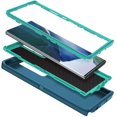 thumbnail image 2 of for Galaxy Note 20 Ultra Case Shockproof 3 in 1 Full Body Protection [Without Screen Protector] Rugged Heavy Duty Durable Cover Case for Samsung Galaxy Note 20 Ultra 5G 6.9 inch, Turquoise, 2 of 7