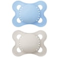 thumbnail image 1 of MAM Original Matte Pacifier (2 pack, 1 Sterilizing Pacifier Case), Pacifiers 0-6 Months, Baby Boy Pacifier, Best Pacifiers for Breastfed Babies, Sterilizing Storage Case, 1 of 4