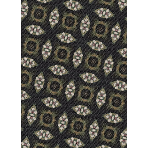 Ahgly Company Machine Washable Indoor Rectangle Transitional Army Brown Area Rugs, 5' x 8'