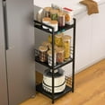 thumbnail image 3 of 3-Tier Metal Shelving Unit, 3 of 5