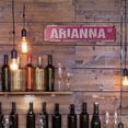 thumbnail image 5 of ARIANNA Vintage Style Rustic Street Sign – Childrens Name Room Sign Retro Decorative Wall Sign for Home, Bar, Garage, or Outdoor Use | 6" X 24" Plastic Road Sign, 5 of 5
