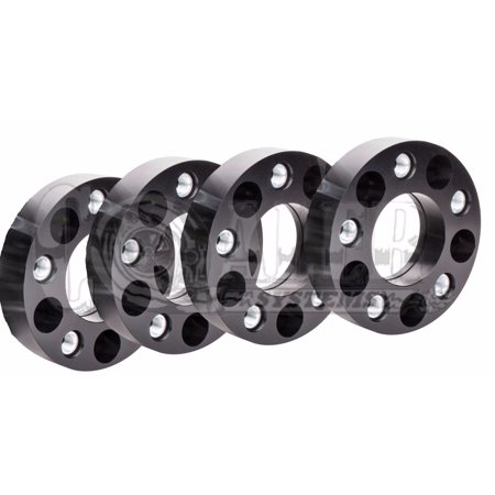 4x Dodge Durango or Dakota 5x4.5 Black Wheel Spacers Adapters 1.5" Thick