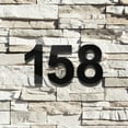 thumbnail image 3 of Barton 6 Inch Stainless Steel Floating House Number for Exterior Mailbox, Yard, Front Door, 3 of 5