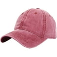thumbnail image 1 of LinYooLi Casquette de Baseball Rétro Unie pour Femmes Hommes Sensation Denim Tendance Chapeau Crâne Réglable Toutes Saisons Décontracté, 1 of 5