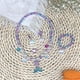 thumbnail image 2 of Conjunto de collar y pulsera de sirena. Kit de joyería de sirena incluido. Collar de conchas, 2 of 4