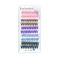thumbnail image 1 of Pestañas individuales de colores 90 Uds hola suerte Extensión de Pestañas Largo natural, 1 of 2