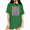 Green, variant on UNISHE Women's Sport Game Lady Pink Stripe Frame Vintage Soccer Footy Mom Funny Text Graphic Short Sleeve T-Shirts white Tops