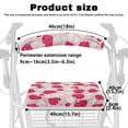 thumbnail image 6 of HELLHERO Back Rest Covers Love Rollator Walker Seat Back Cover & Machine Washable for Elder Indoor Outdoor with Easy to Clean,Happy Valentine's Day, 6 of 7
