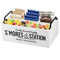 thumbnail image 1 of S'Mores Caddy 4 Compartments S'Mores Bar Station Practical S'mores Organizer with Handle Wood S'Mores Station Box Large Capacity S'Mores Station for Home Kitchens, 1 of 11