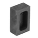 thumbnail image 1 of Molde de grafito ANGGREK 2000 Grados Celsius Rectangular Pequeño Para oro y cobre, 1 of 8