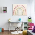 thumbnail image 2 of Stupell Industries Children's Abstract Pattern Striped Rainbow over Beige, 48 x 36,Design by Daphne Polselli, 2 of 7
