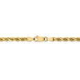 thumbnail image 4 of 14K Yellow Gold chain Rope Diamond-cut 22 in 3.5 mm, 4 of 5
