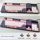 thumbnail image 4 of Teclado mecánico de 87/104 teclas Sanrio Kawaii Kuromi My Melody Cinnamoroll Teclado para juegos de anime con conexión en caliente Eje rojo té verde, 4 of 5