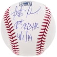 thumbnail image 2 of Fernando Tatis Jr. Autographed Official MLB 50th Anniversary Logo Baseball San Diego Padres "1st MLB HR 4/1/19" JSA #SD53983, 2 of 3