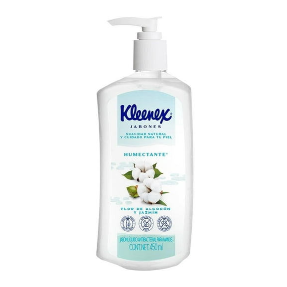 Jabón líquido para manos Kleenex antibacterial cuidado neutro body balance 450 ml