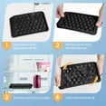 thumbnail image 4 of Ice Cube Tray with Lid and Bin - Round Ice Trays for Freezer with Lid - Ice Cube Trays for Freezer with Ice Container (0.8"-2PACK Black), 4 of 16