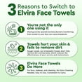 thumbnail image 3 of Toallas faciales Elvira 200 unidades biodegradables y suaves, 3 of 9
