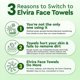 thumbnail image 3 of Toallas faciales Elvira 200 unidades biodegradables y suaves, 3 of 9