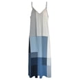 thumbnail image 6 of Modern Art Blue Gray Black Geometric Sleeveless Dress Dresses Women Summer Women's Summer Clothing, 6 of 9