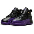 thumbnail image 3 of Little Kid's Jordan 12 Retro Black/Field Purple (151186 057) - 12.5, 3 of 5